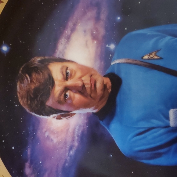 Hamilton Collection 25th Anniversary Star Trek plate featuring McCoy - Picture 4 of 4